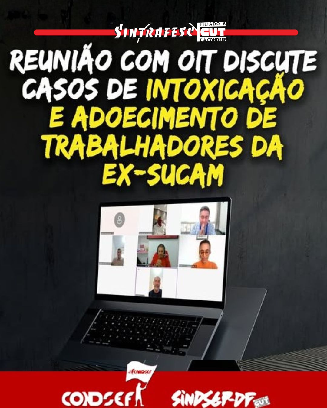Reunião com OIT discute casos de intoxicação e adoecimento de trabalhadores da ex-Sucam