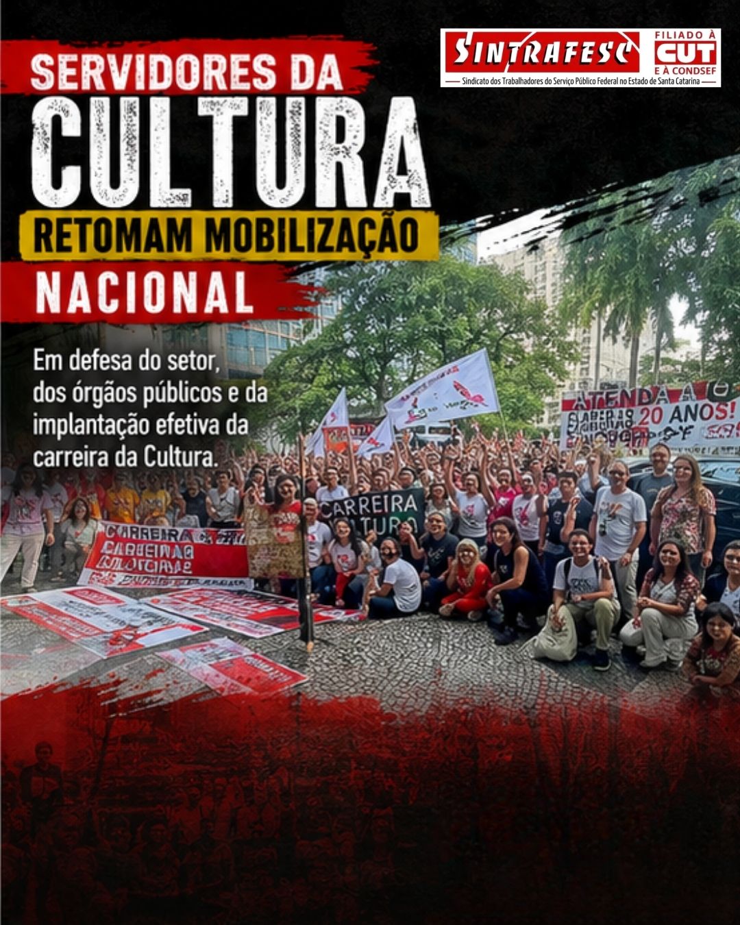 Servidores da Cultura retomam mobilização nacional em defesa do setor e da carreira