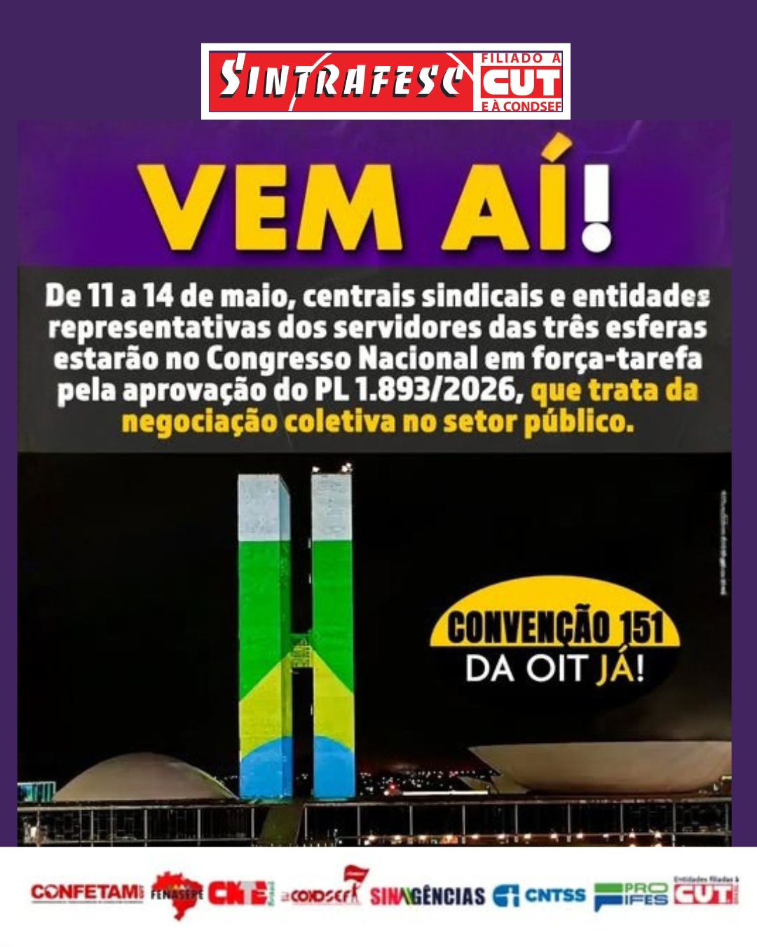 Força-tarefa em Brasília pressiona pela negociação coletiva no serviço público