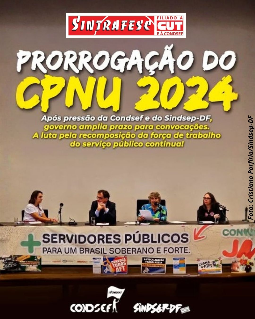Após pressão da Condsef e do Sindsep-DF, governo amplia prazo para convocações do CNU 2024
