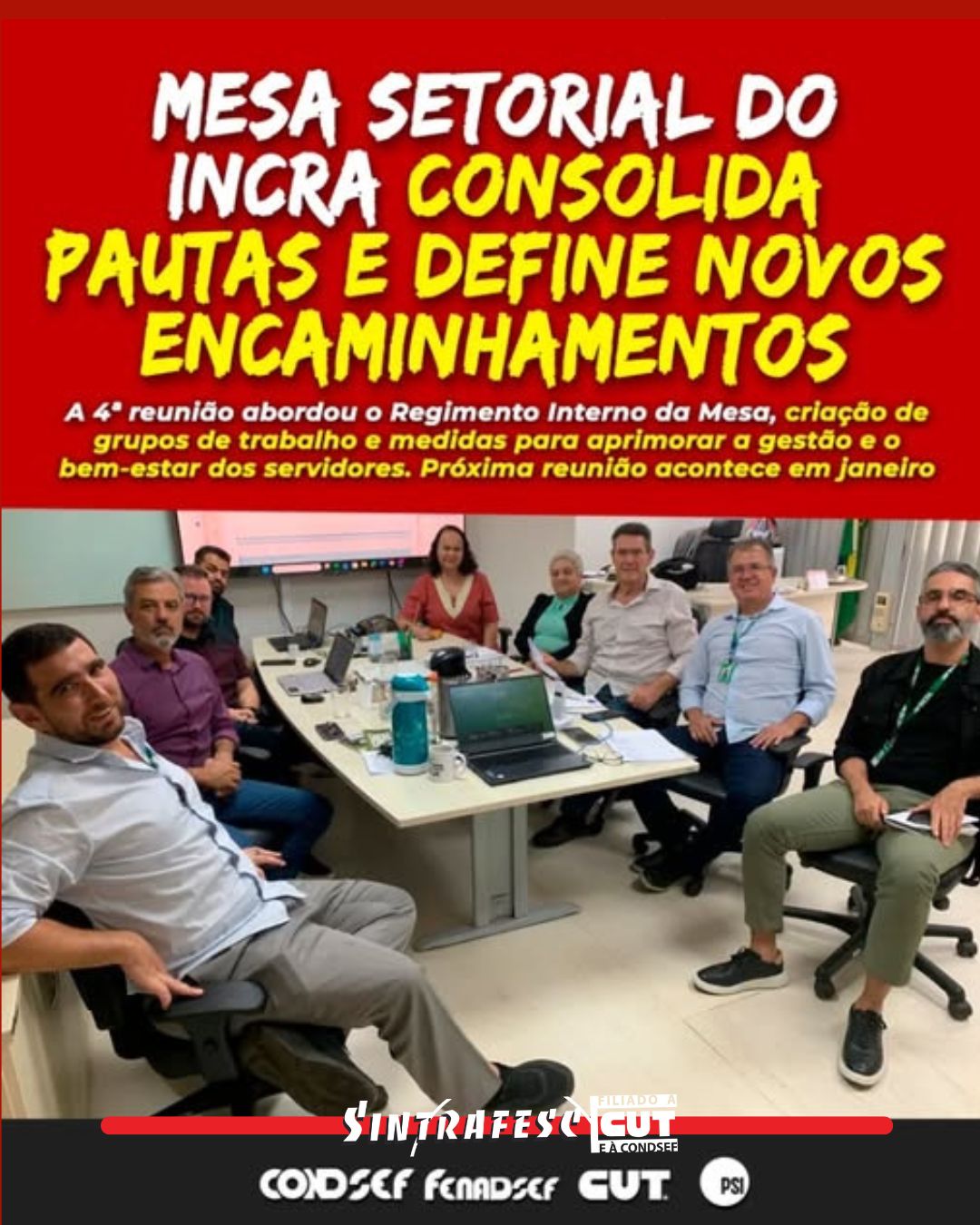 Mesa Setorial do Incra consolida pautas e define novos encaminhamentos