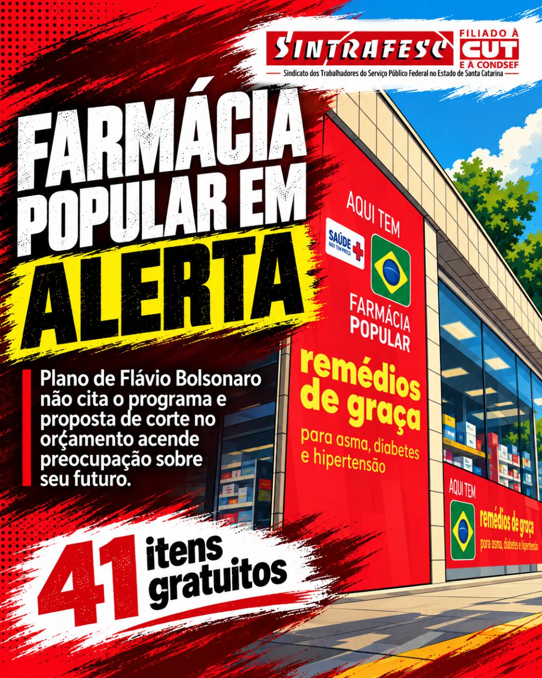 Se eleito, Flávio Bolsonaro vai acabar com o Farmácia Popular 