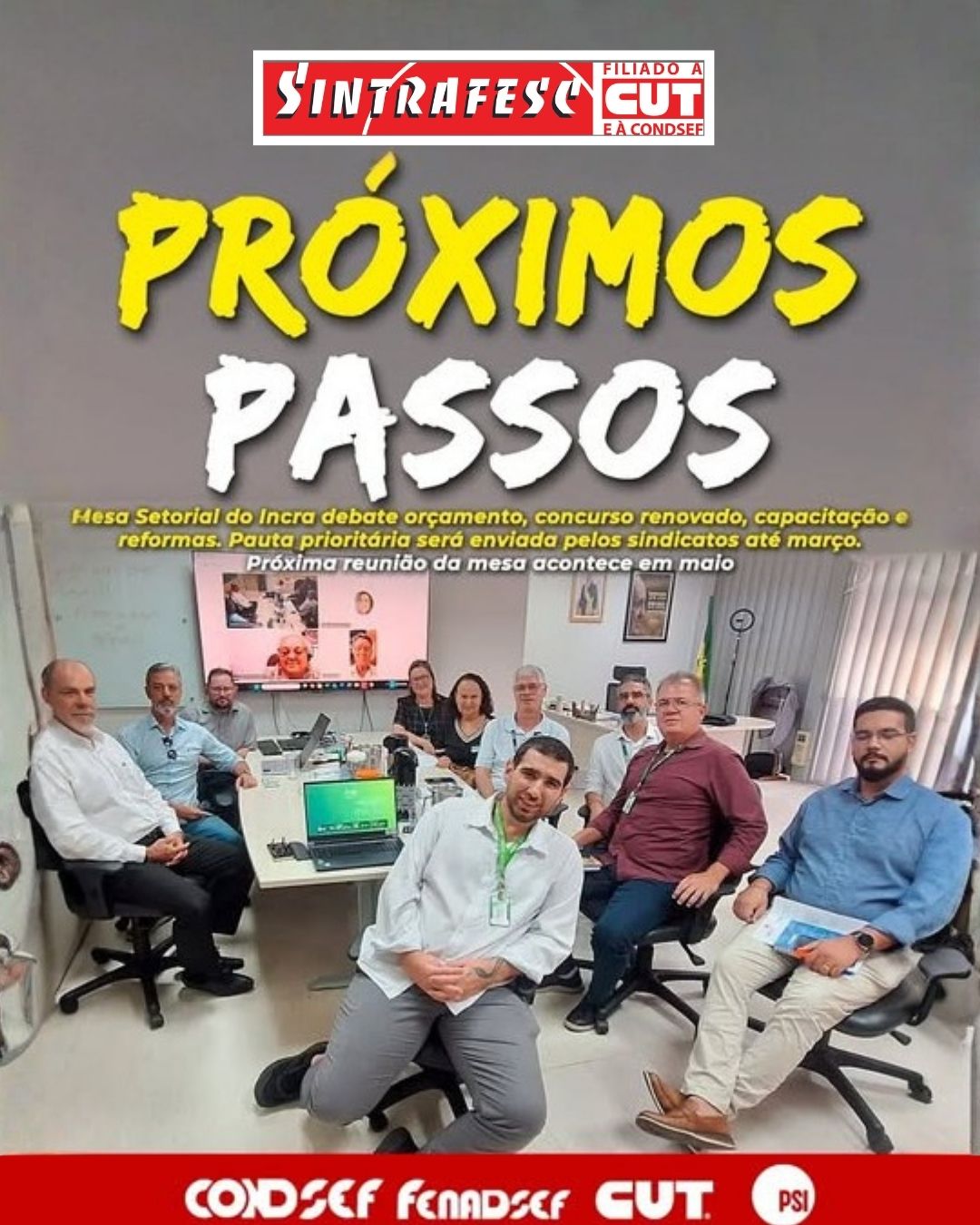 Mesa Setorial do Incra debate orçamento, concurso renovado, capacitação e reformas