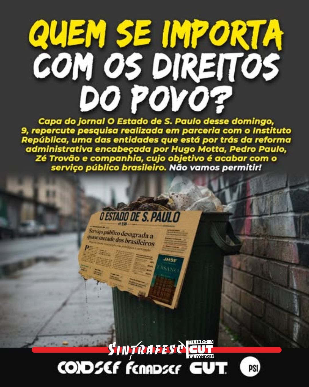 Quem se importa com os direitos do povo?