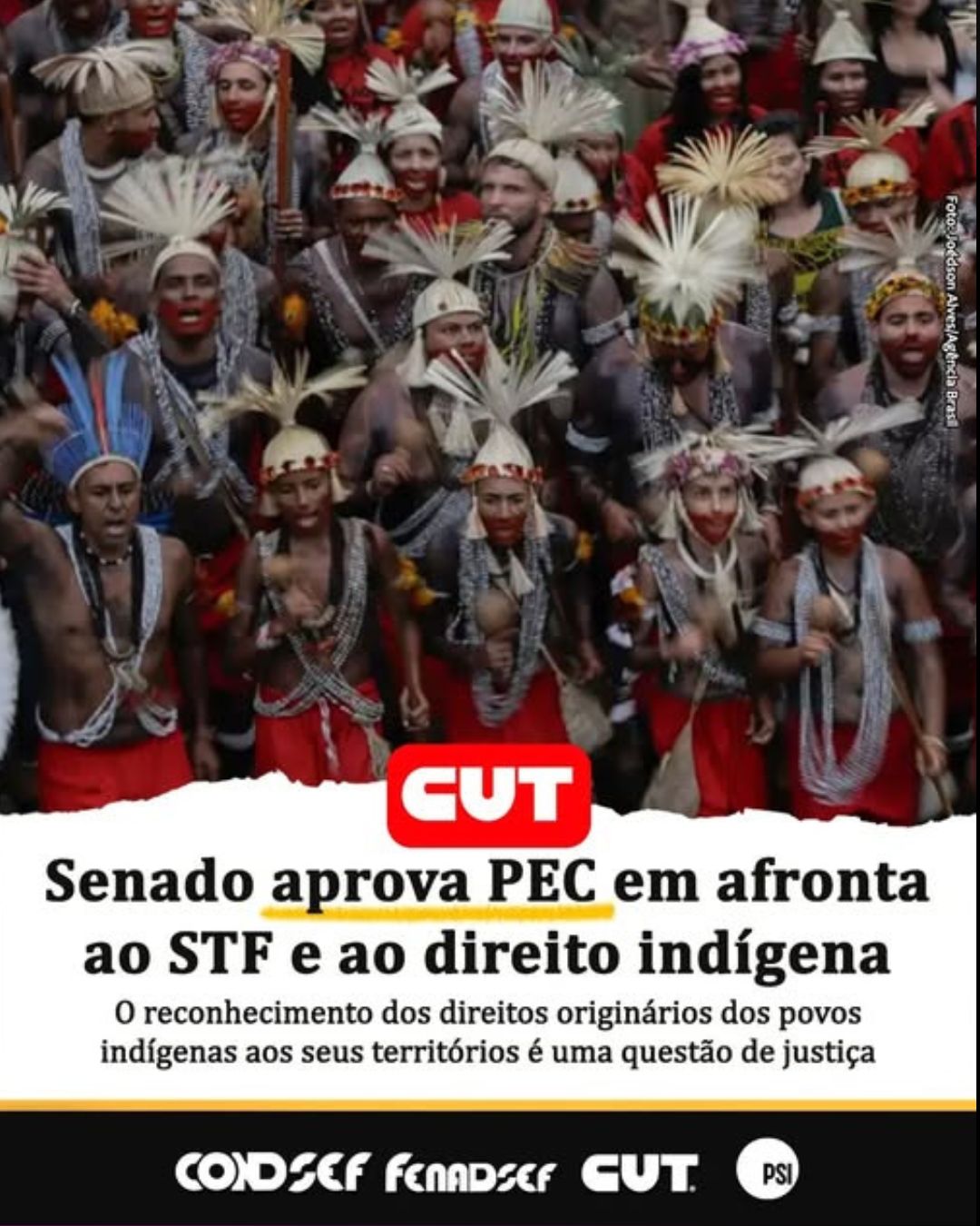 Senado aprova PEC em afronta ao STF e ao direito indígena