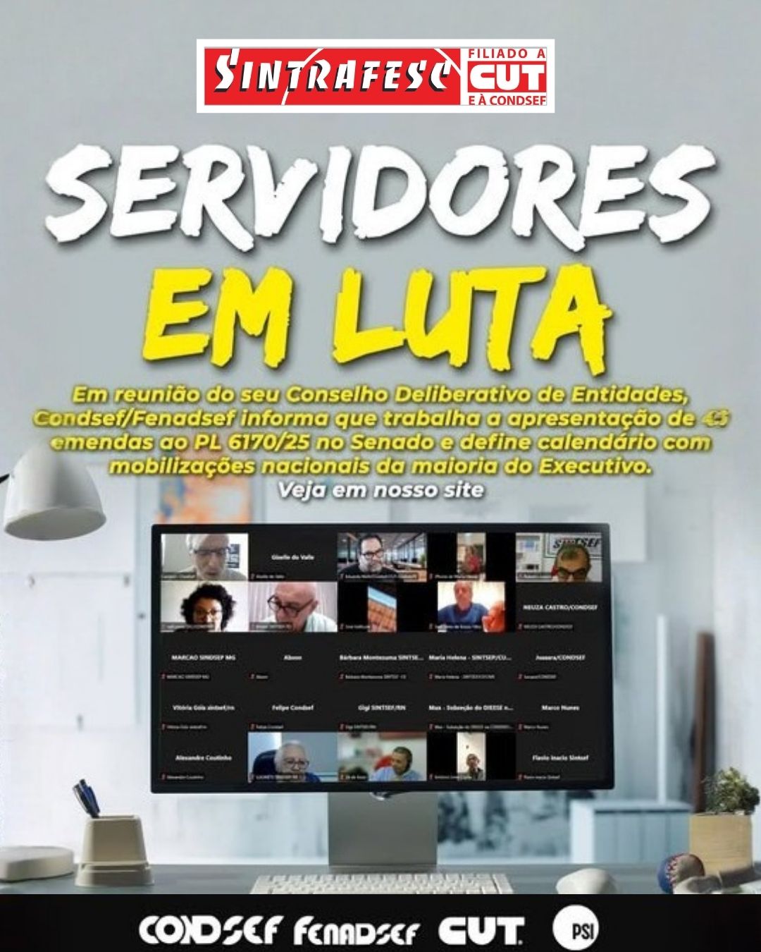 CDE: 43 emendas ao PL 6.170/25, reforço do calendário de lutas para 2026 e mais