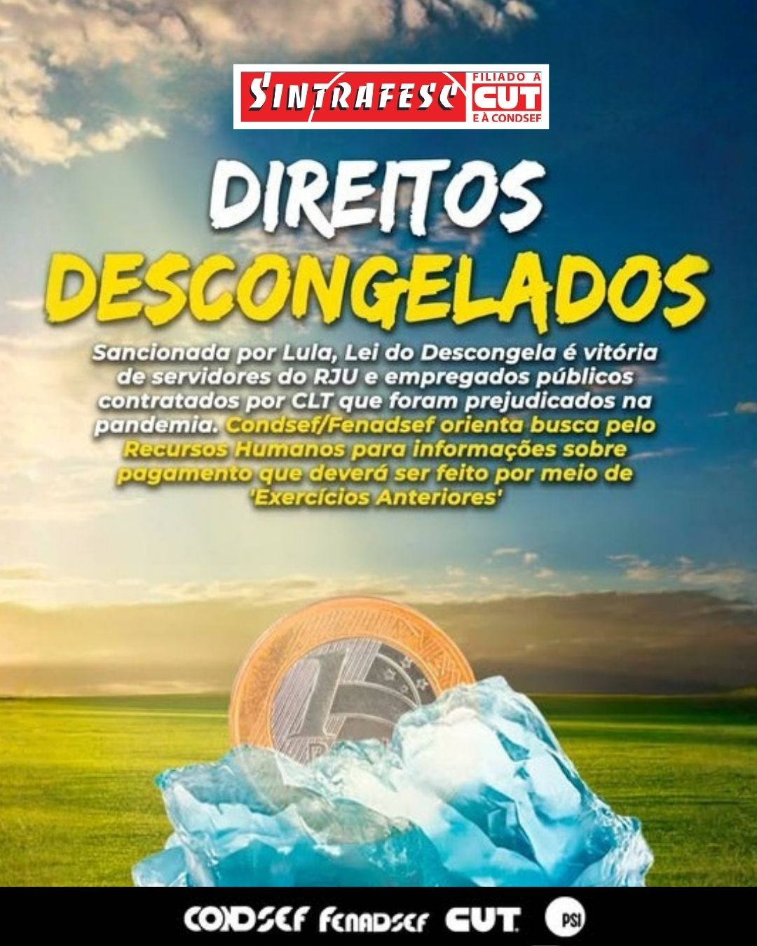 Lei do Descongela: Servidores devem buscar RH para informações sobre pagamento