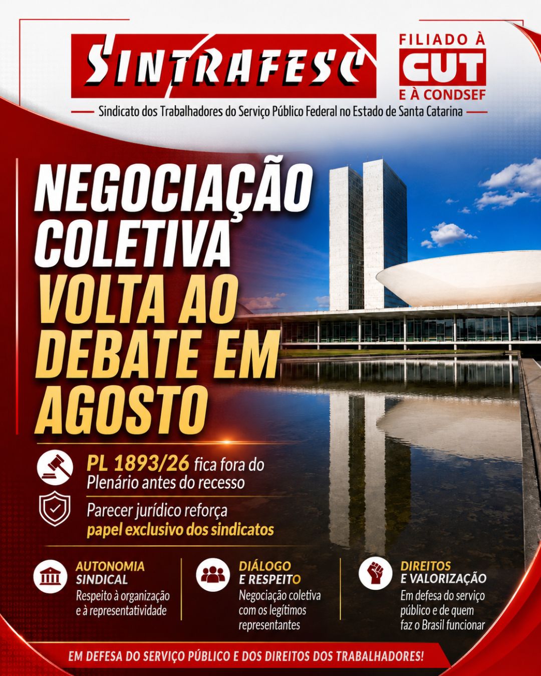 Negociação coletiva no setor público volta ao debate em agosto
