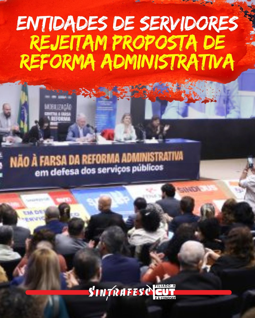 Entidades de servidores rejeitam proposta de reforma administrativa