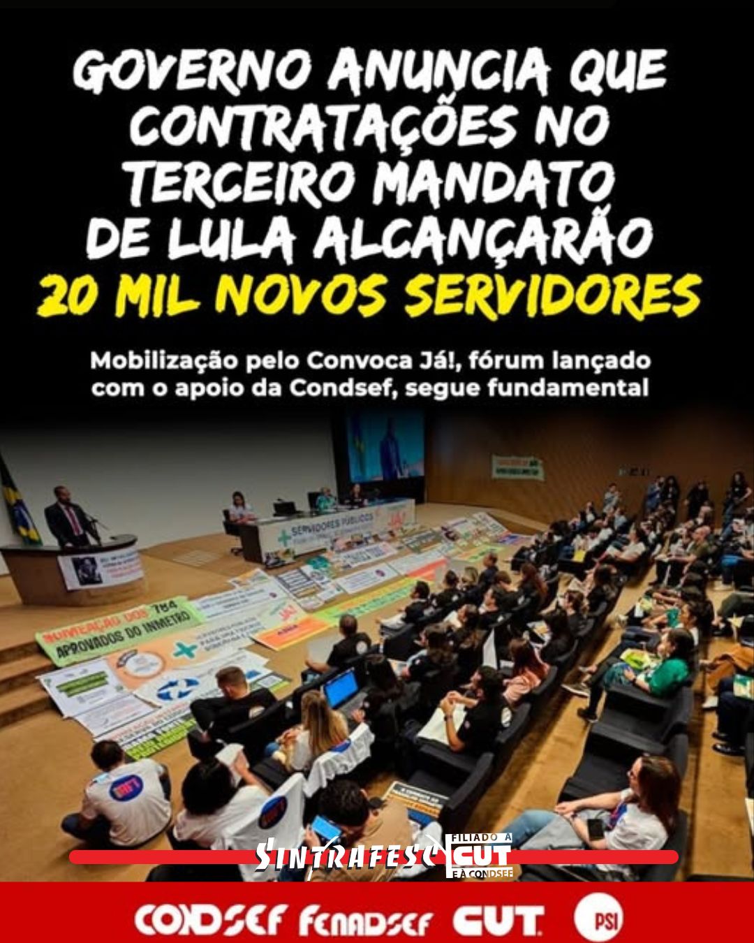 Governo anuncia que terceiro mandato de Lula terá 20 mil novos servidores