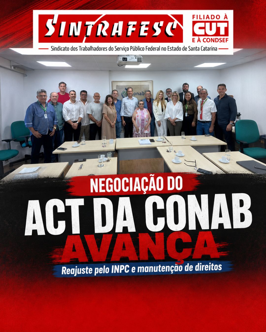 Debates de ACT da Conab avançam com proposta de reajuste e preservação de direitos
