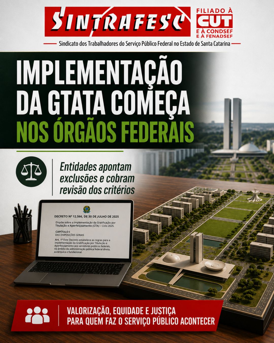 Implementação da GTATA começa nos órgãos federais