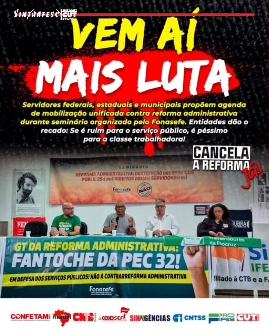Seminário aponta agenda unificada de ações para barrar destruição dos serviços públicos