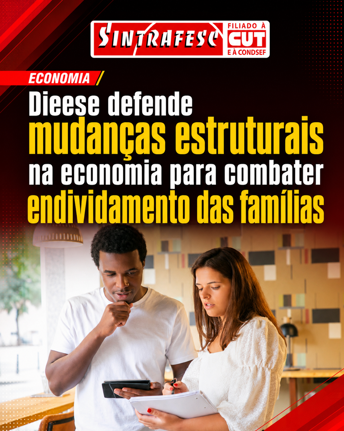 Dieese defende mudanças estruturais na economia para combater endividamento das famílias