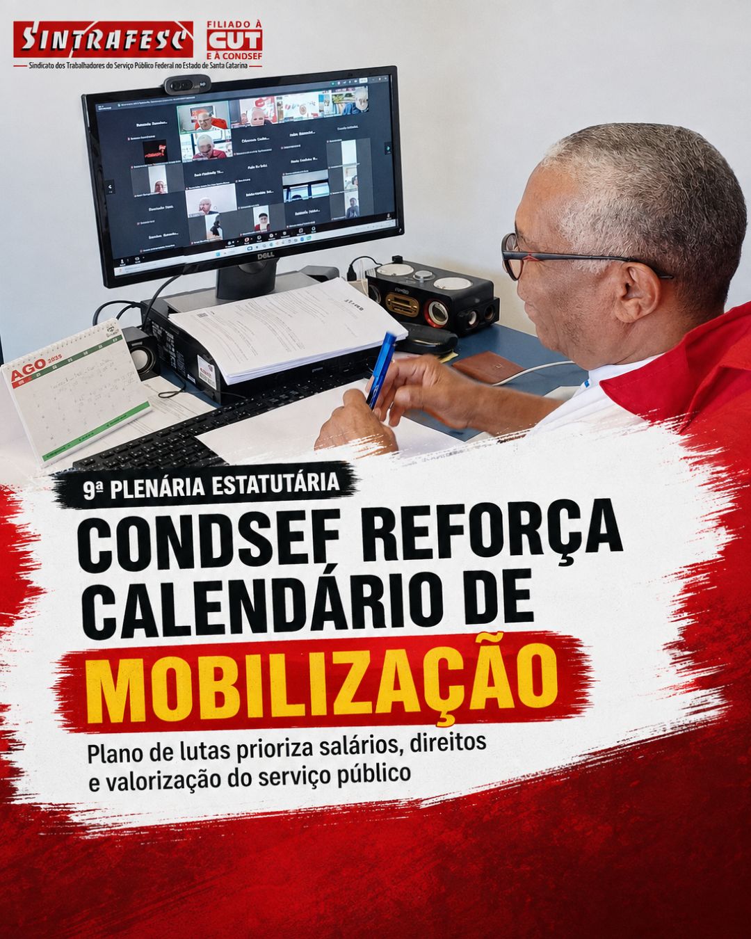 9ª Plenária Estatutária da Condsef é concluída com reforço no calendário de mobilização