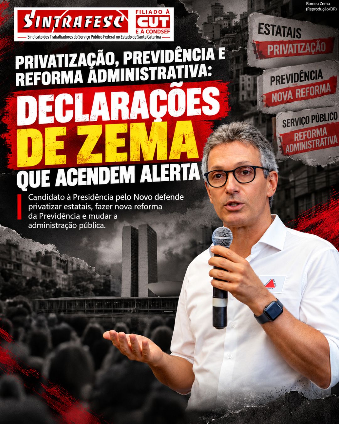 Privatização, Previdência e reforma administrativa: declarações de Zema que acendem alerta