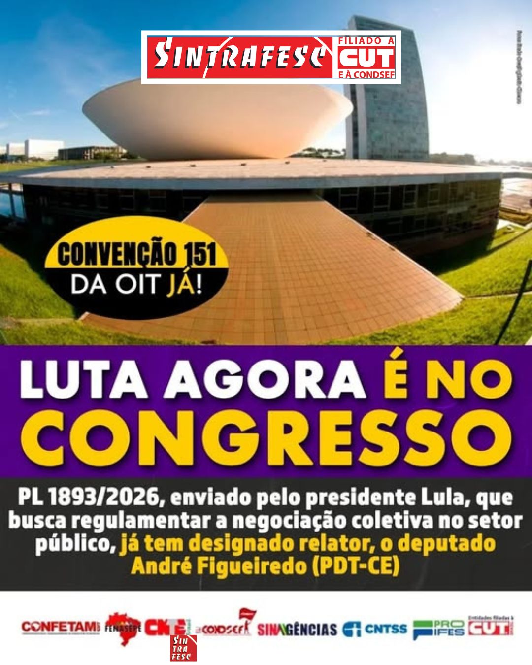 Regulamentação da negociação coletiva avança e mobilização se volta ao Congresso Nacional