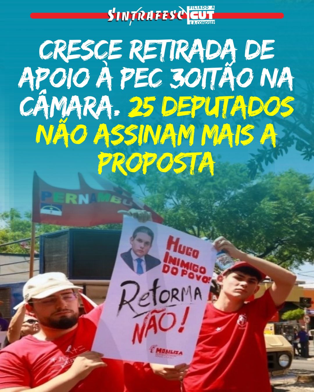 Cresce retirada de apoio à PEC 3Oitão na Câmara. 25 deputados não assinam mais a proposta