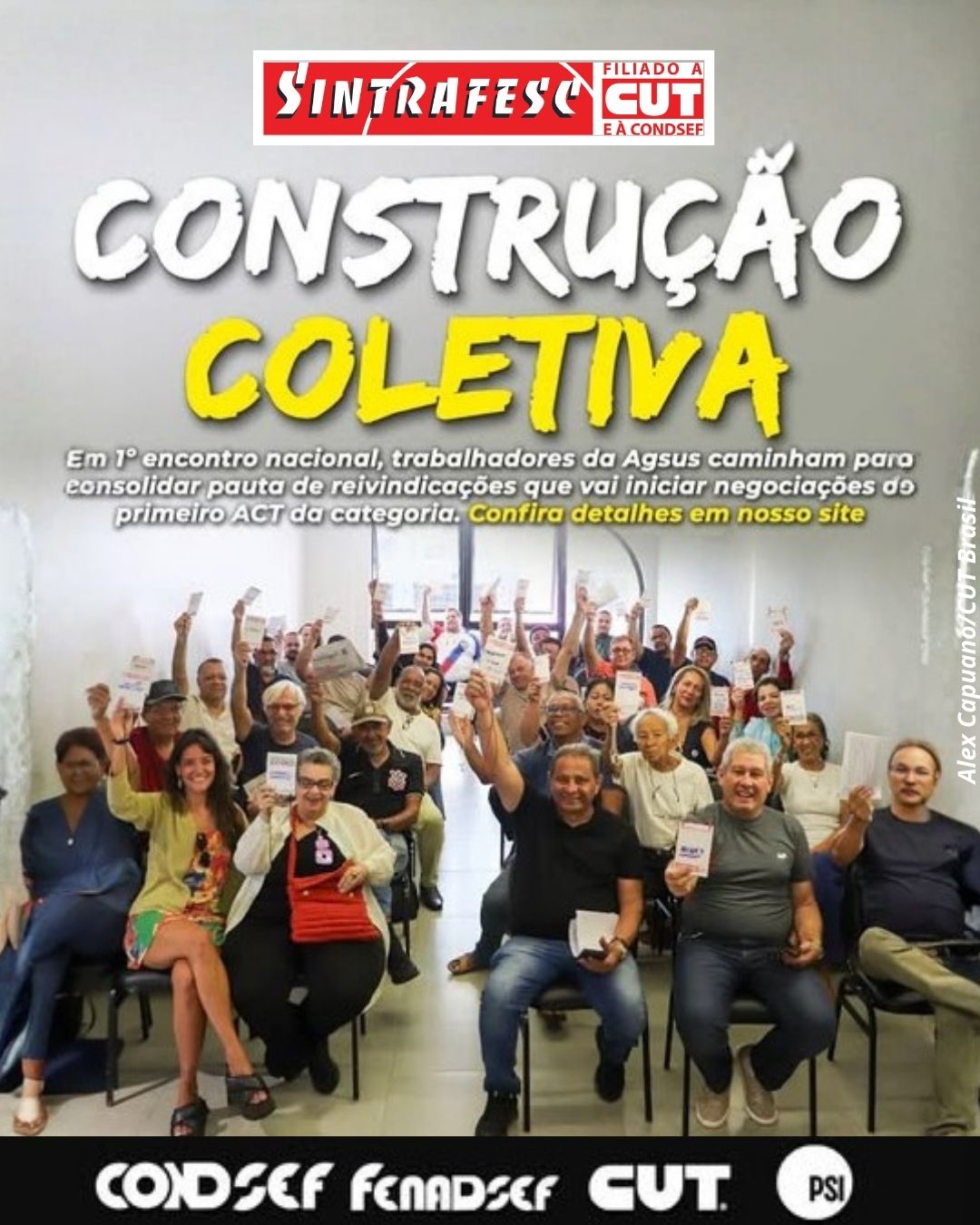 Trabalhadores da AgSUS constroem pauta para negociar primeiro Acordo Coletivo