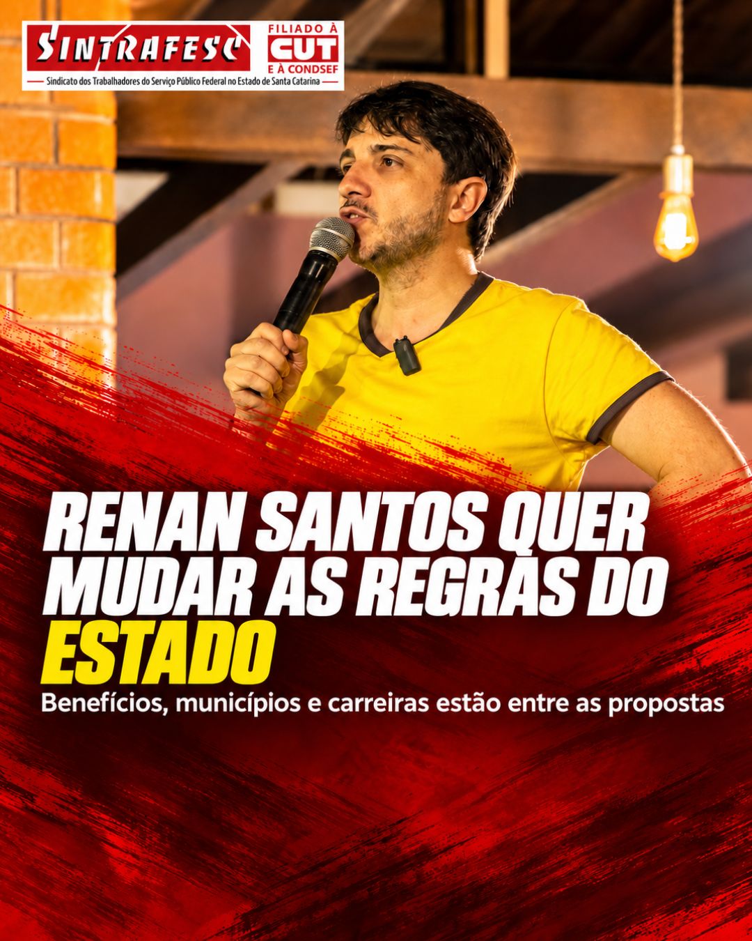 Renan Santos coloca redução de gastos e mudanças no Estado no centro de suas propostas