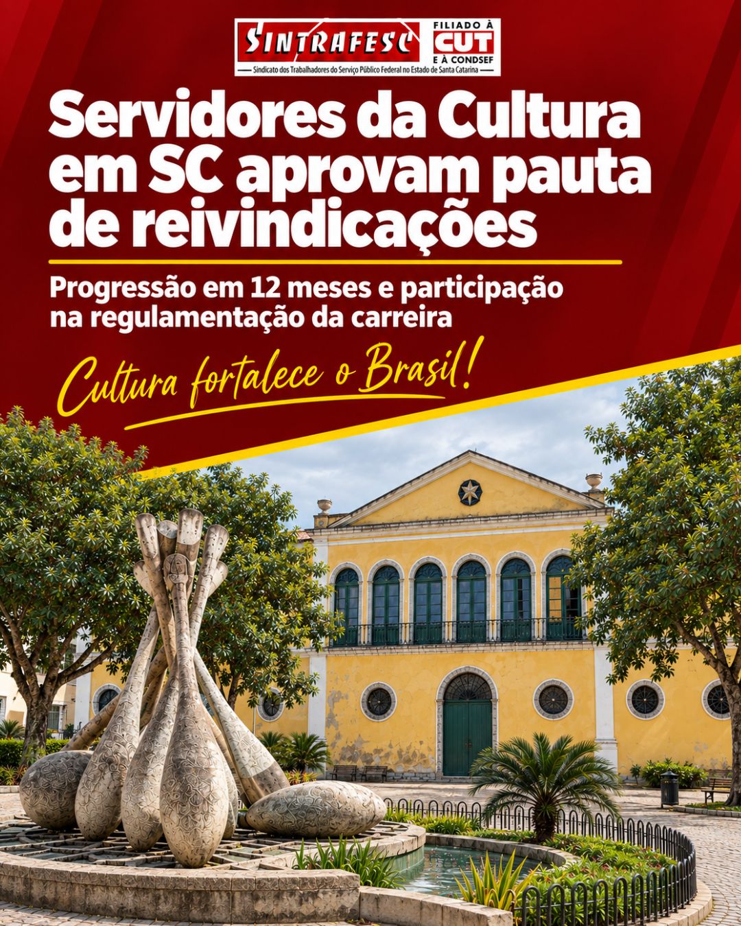 Servidores da Cultura em SC cobram participação nas decisões sobre a carreira