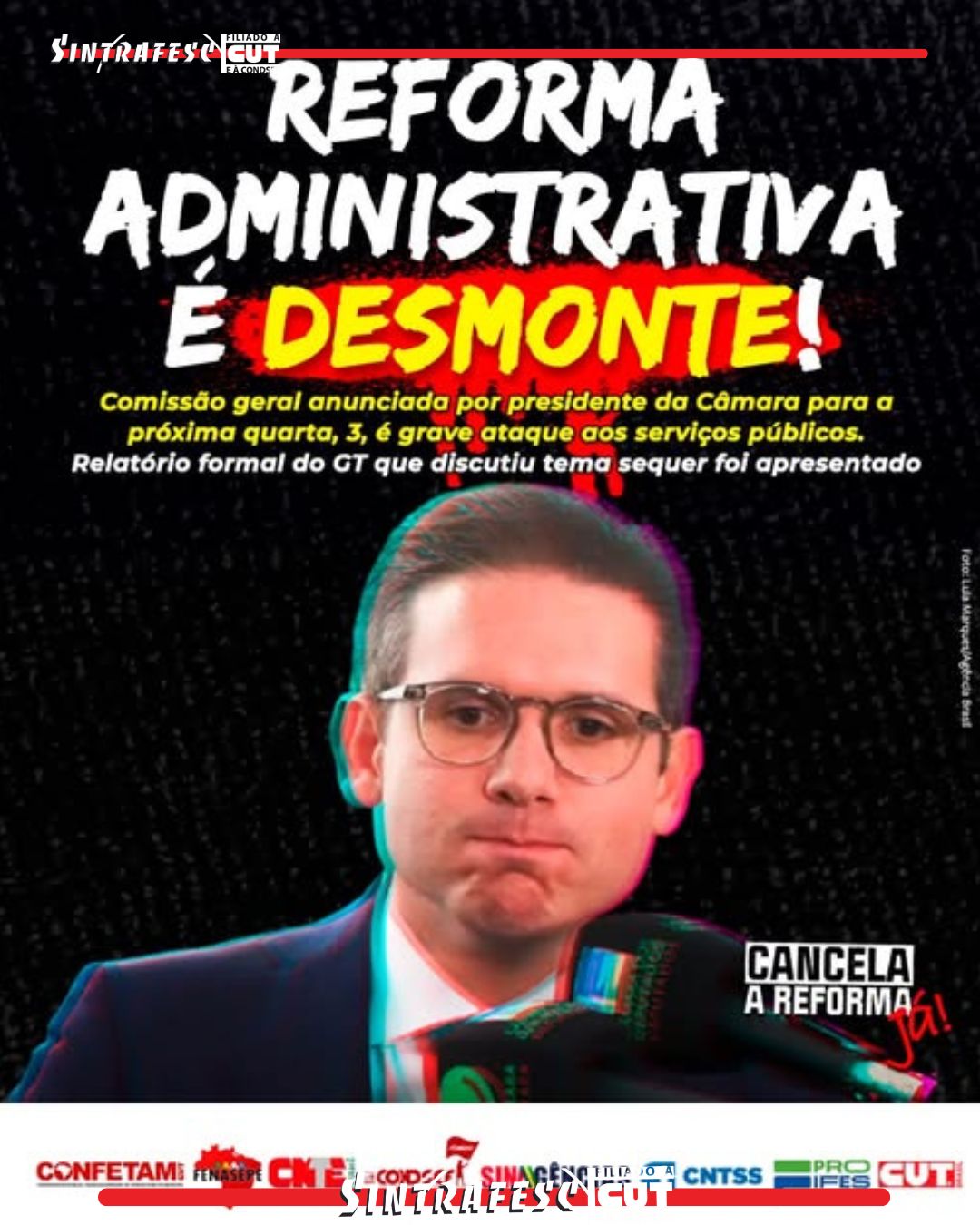 Comissão geral anunciada por presidente da Câmara é grave ataque aos serviços públicos