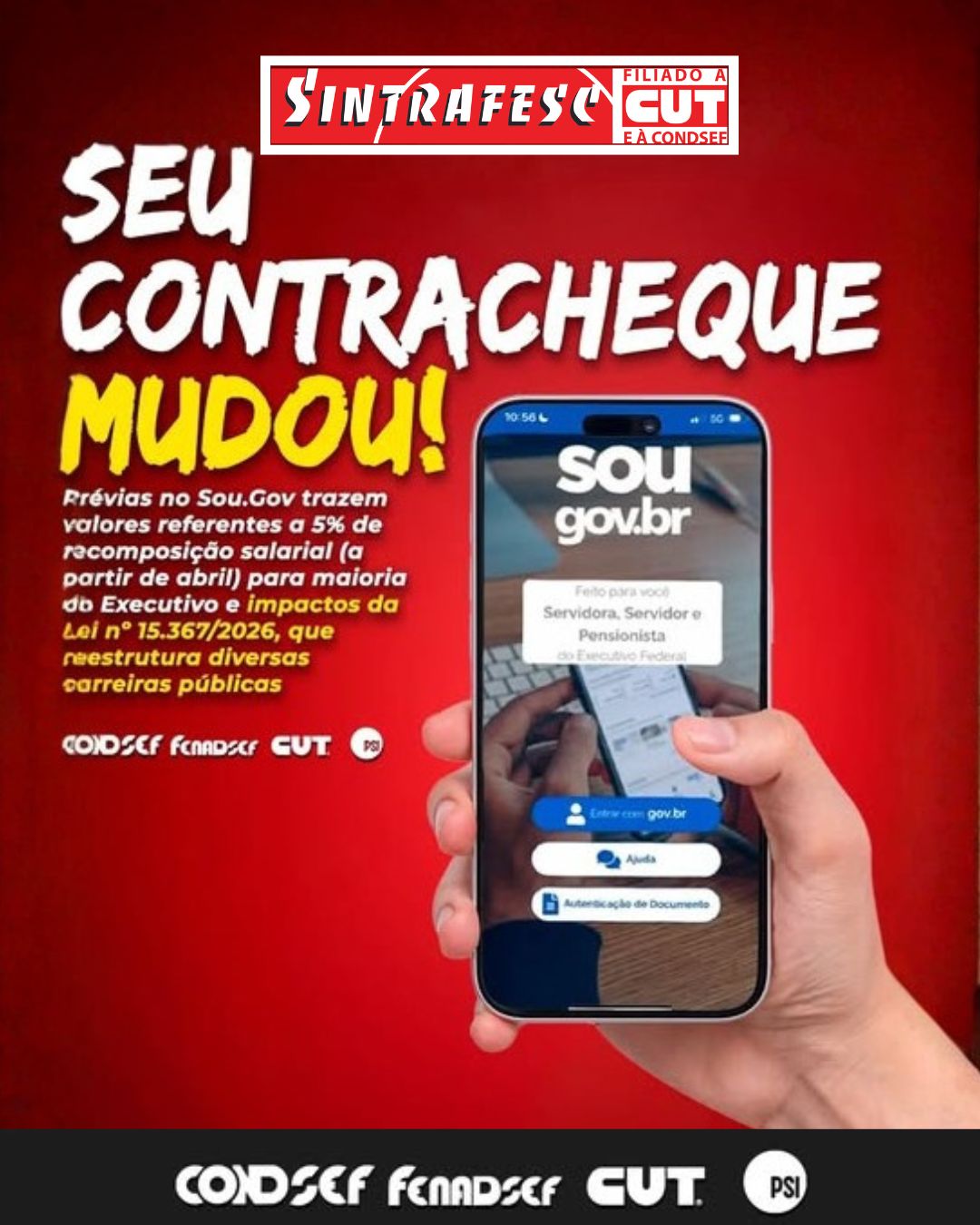 Salários de servidores são atualizados com recomposição e reestruturação de carreiras