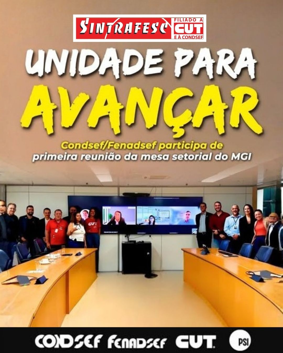 Condsef/Fenadsef participa da 1ª reunião da Mesa Setorial de Negociação Permanente do MGI