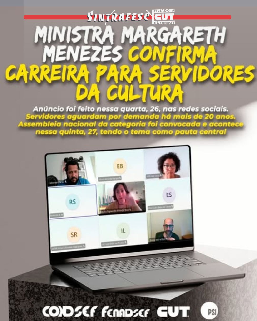 Ministra Margareth Menezes confirma carreira para servidores da Cultura