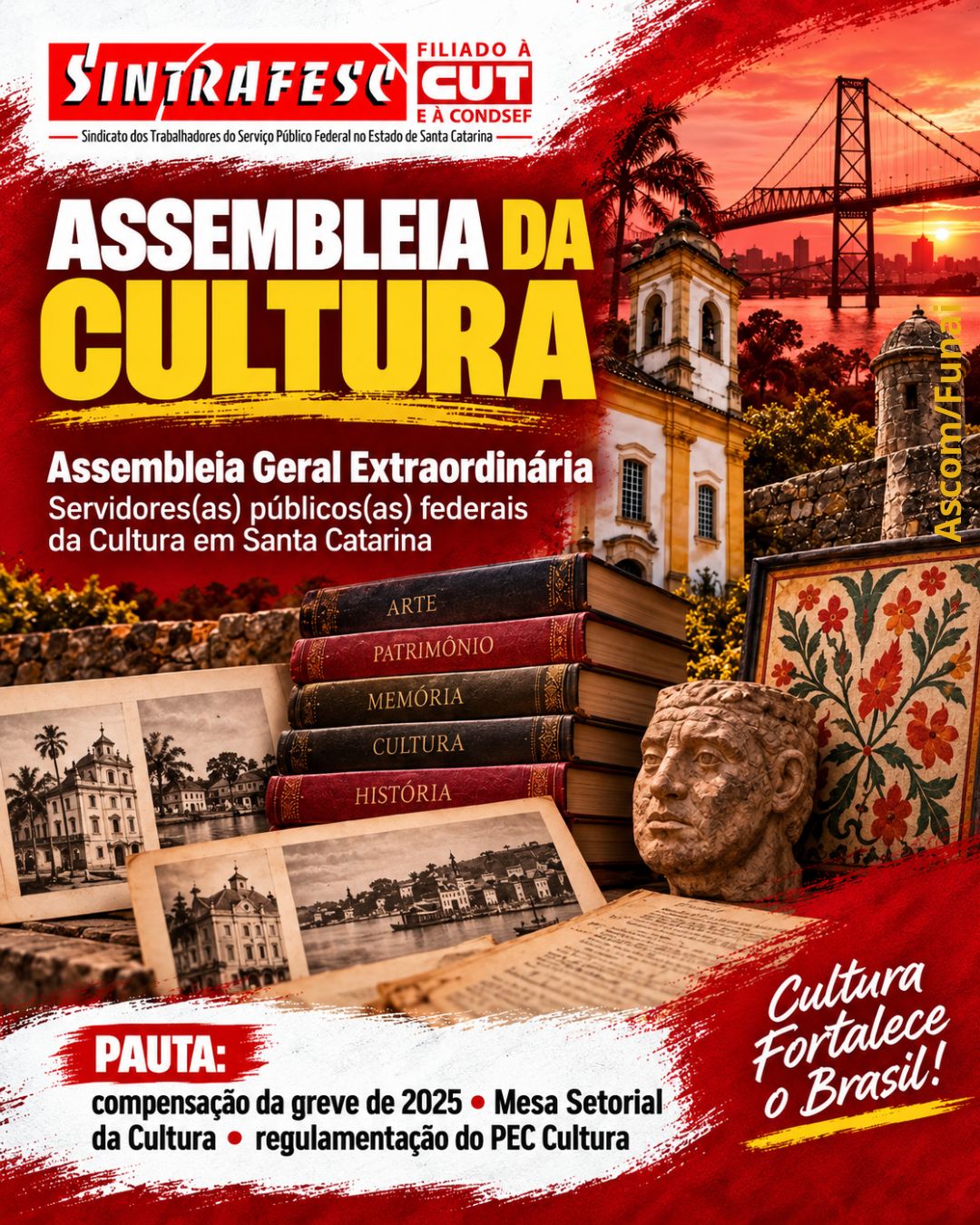 Assembleia Geral Extraordinária Online dos(as) Servidores(as) Públicos(as) Federais da CULTURA