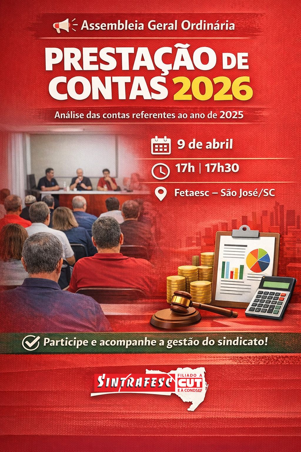 Prestação de Contas - Assembleia Geral Ordinária 