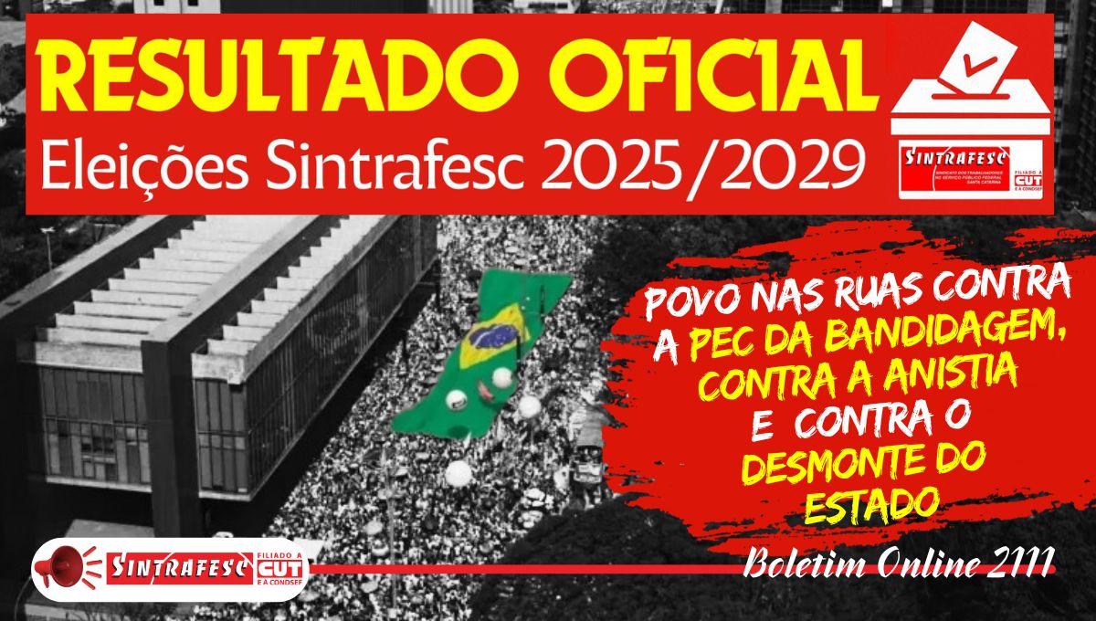 Categoria unida, sindicato fortalecido: resultado oficial das eleições 2025–2029