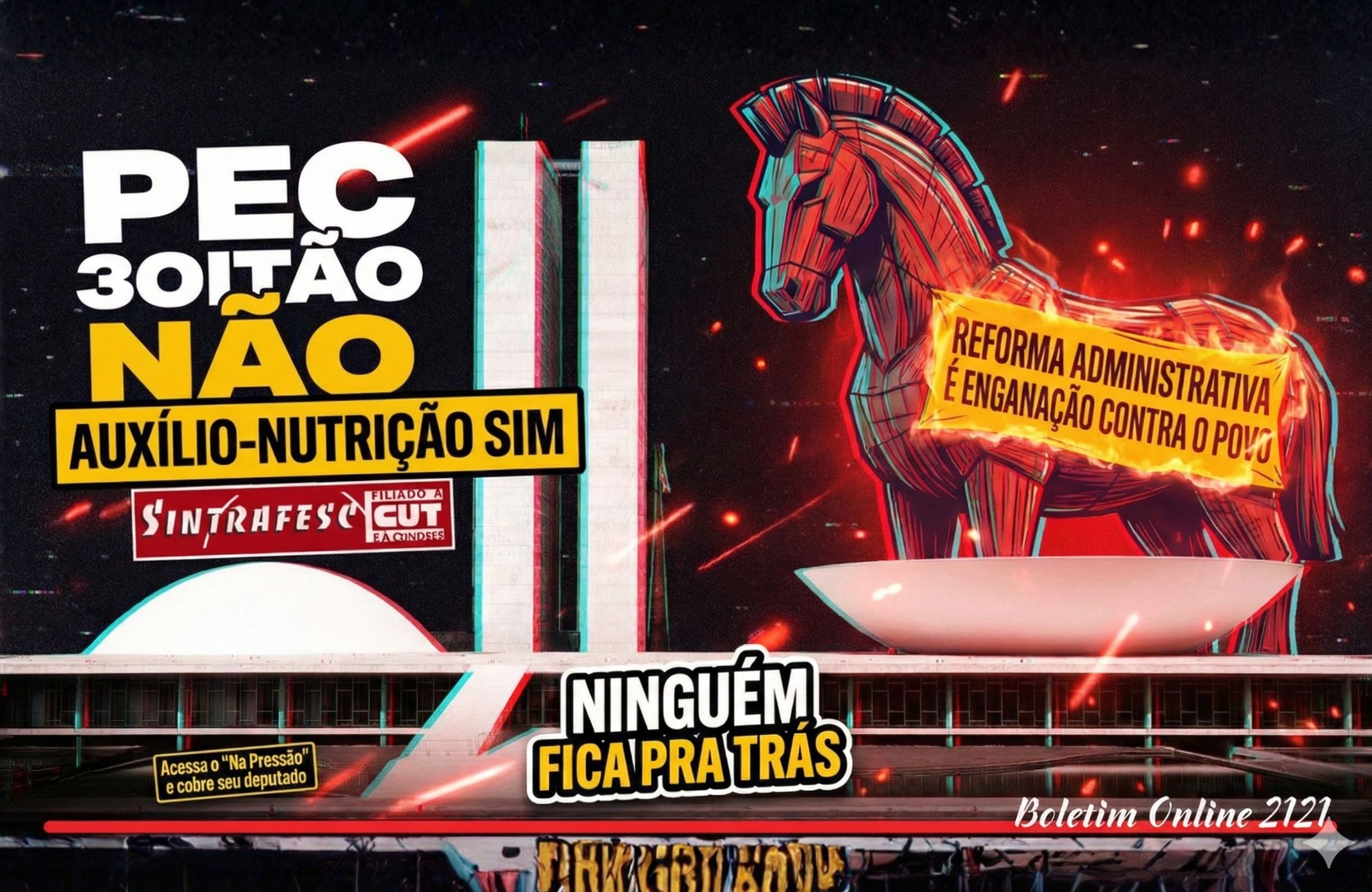 PEC 3OITÃO NÃO, AUXÍLIO-NUTRIÇÃO SIM  NINGUÉM FICA PRA TRÁS