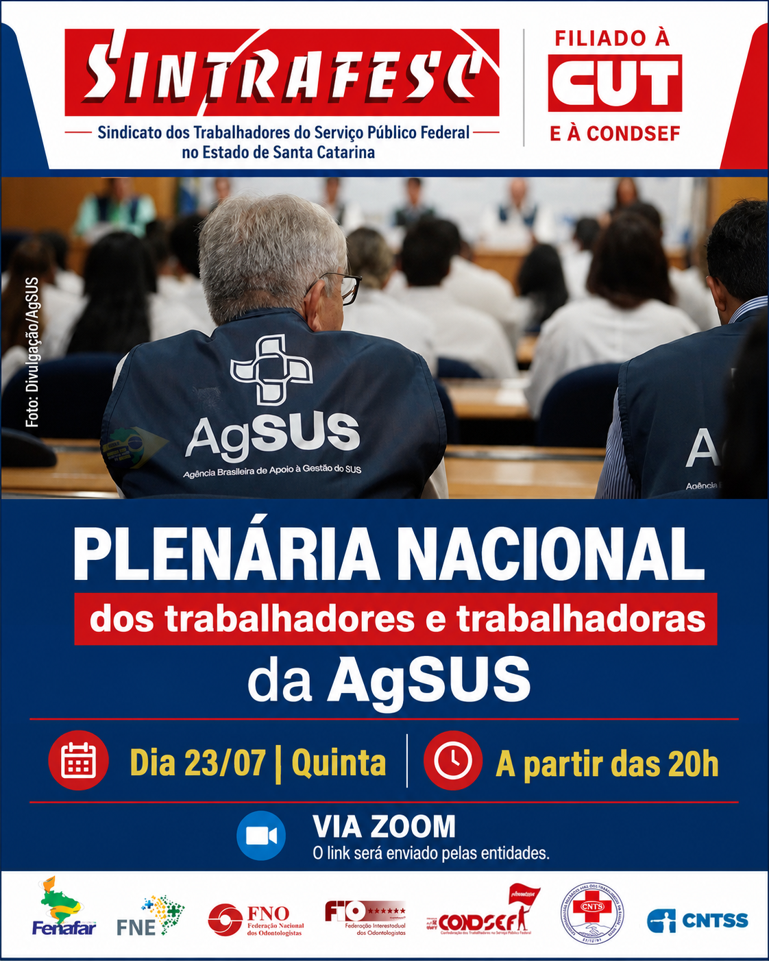 ACT 2026/2027: Plenária nacional debate pauta unificada dos trabalhadores da AgSUS